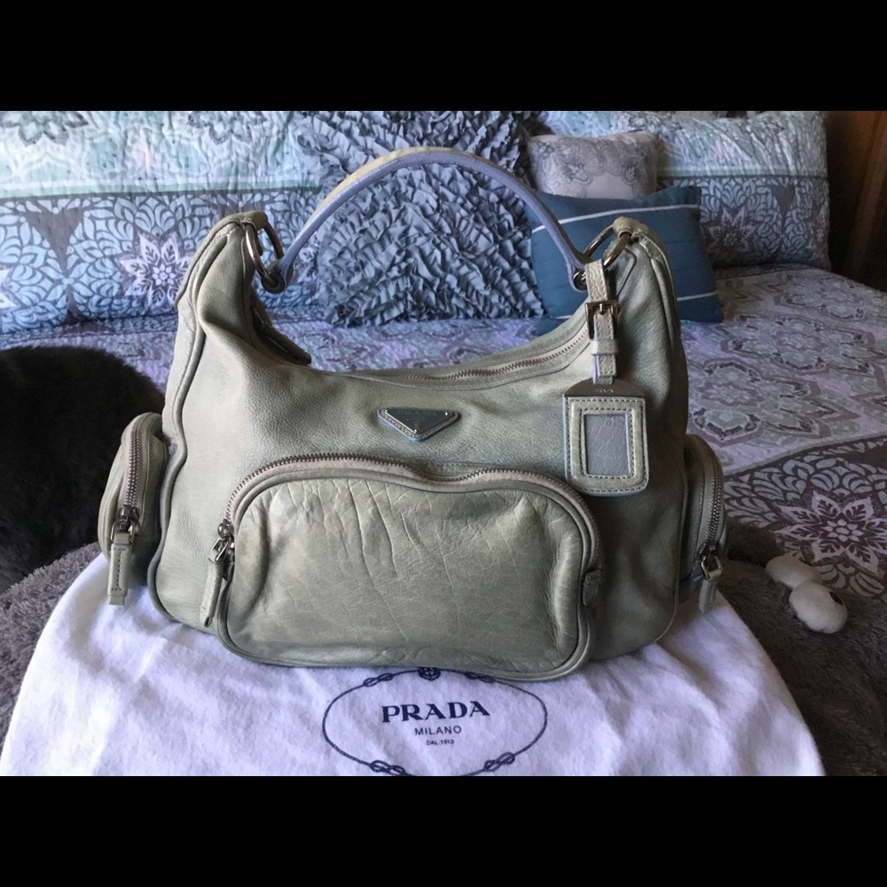 Prada washed Tria bag